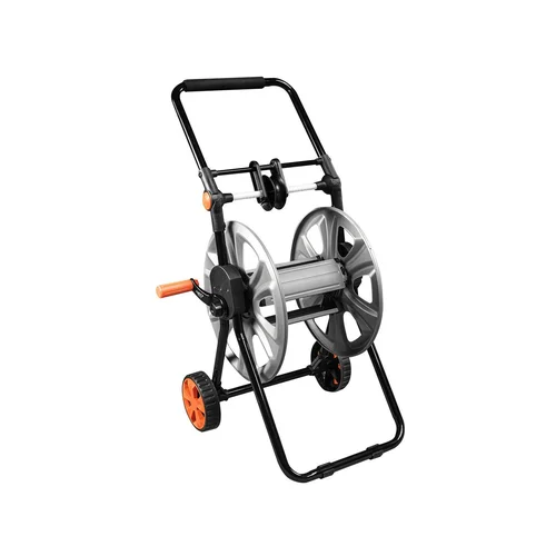 Vežimėlis sodo žarnai, metalinis, iki 60 m 1/2" žarnos, su žarnos kreipikliu image 1