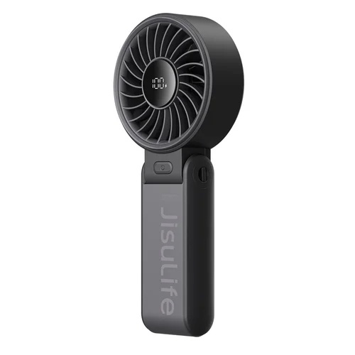 Jisulife Life7 nešiojamas ventiliatorius 3600 mAh, juodas image 1