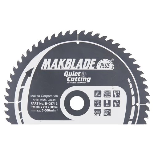 Makita B-08713 MAKBLADE PLUS 305x2,3x30 mm 5° image 1