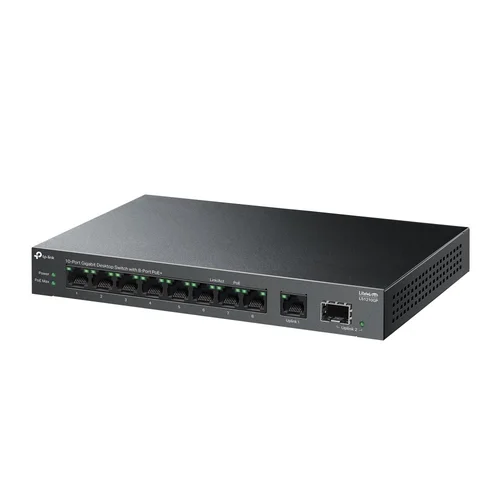 TP-Link LiteWave 10 prievadų Gigabit jungiklis 8 PoE+ image 3