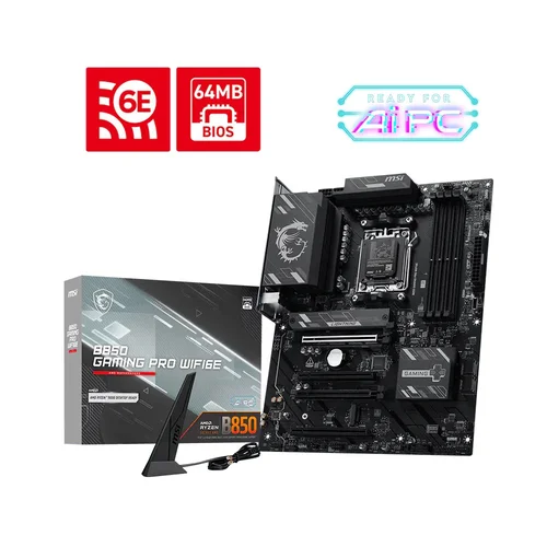 MSI B850 GAMING PRO WIFI6E ATX motininė plokštė image 1