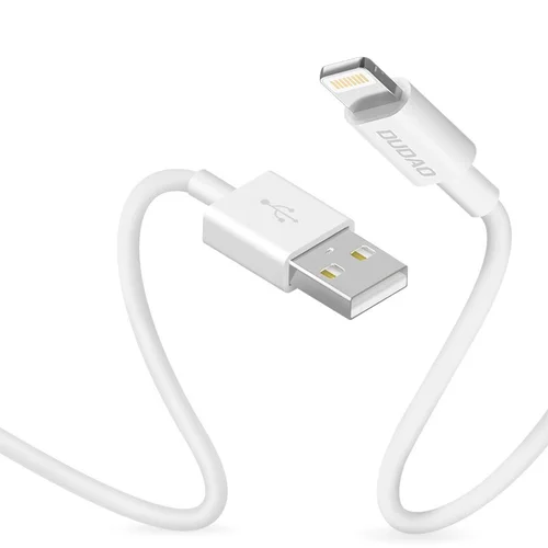 Dudao L1L USB–Lightning kabelis 1 m, baltas image 1
