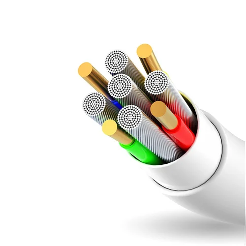 Dudao L1L USB–Lightning kabelis 1 m, baltas image 3