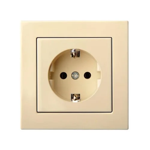 LIREGUS EPSILON IKL16-404-01 E/S kištukinis lizdas Smėlio spalva image 2