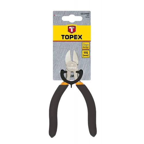 TOPEX Replės šoninės 115 mm, tiksliems darbams image 2
