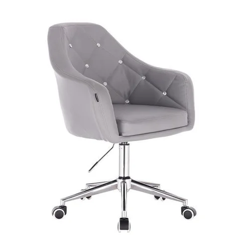 UNIQE FORM HR830 meistro kėdutė, pilka eko oda image 1