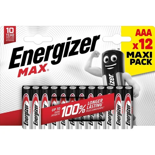 Energizer MAX AAA/LR03 1.5V 12 vnt image 2