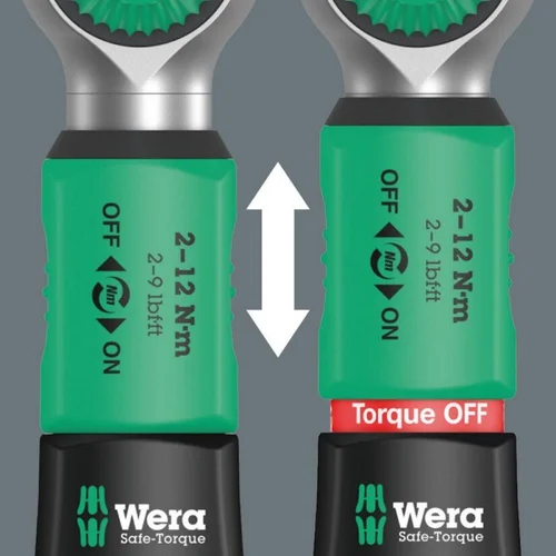 WERA Safe-Torque A1 1/4″ dinamometrinis raktas image 2