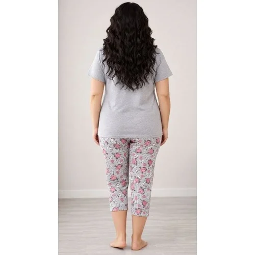 Pižama ROŽELĖS RAUDONOS, 2 dalių, 2XL image 3