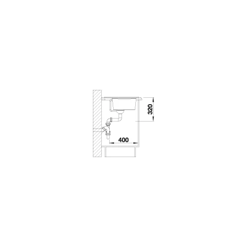 BLANCO ZENAR XL 6 S 524007 Tartufo plautuvė dubuo kairysis image 3