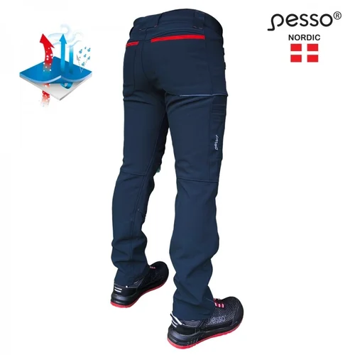 PESSO Nebraska pašiltintos softshell kelnės, mėlynos - 58 image 2
