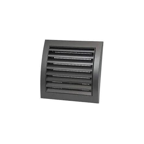 Grotelės ventiliacinės plastikinės 148x153 mm Antracitas image 1
