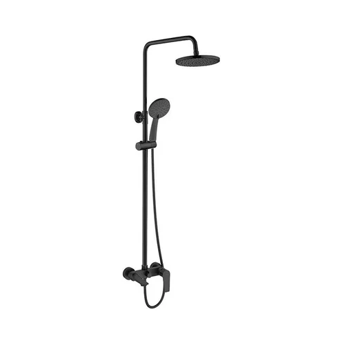 Invena Dokos AU-19-B04-V Dušo komplektas su maišytuvu (Juoda) image 1