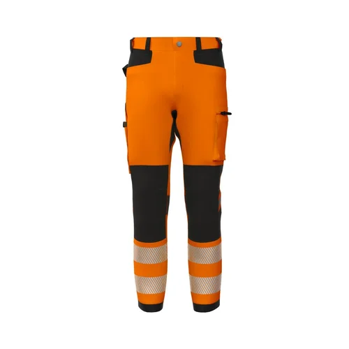 Tamprios BoSafety TENSION-C2-0302 darbo kelnės - 58, Hi-Vis Yellow/Black image 1