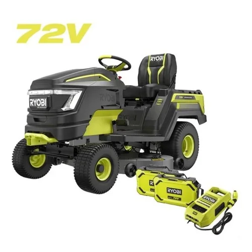 RYOBI RY72TMX117-310 Akumuliatorinis vejapjovės traktorius, 72V, 117 cm image 1