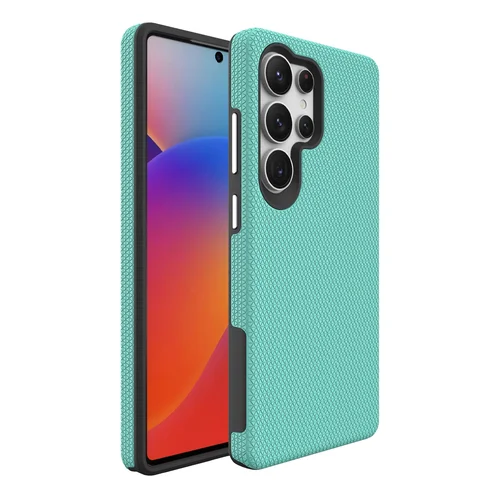 Samsung S938 S25 Ultra Dėklas Perfectionists Triangle Case žalias image 2