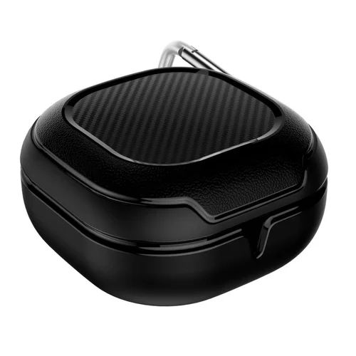 Tech-Protect Rough Carbon dėklas Samsung Galaxy Buds FE / 2 Pro / 2 / Live / Pro, juodas image 3