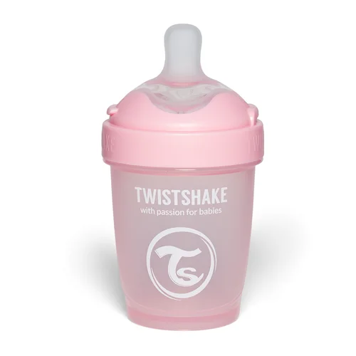 Twistshake buteliukas antikolikinis Pro Double 180ml rožinis 79008 image 2