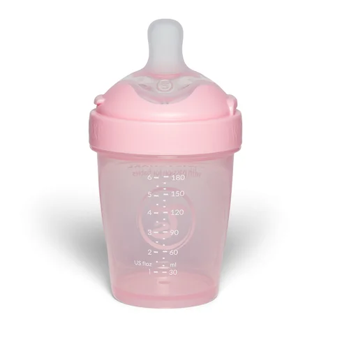 Twistshake buteliukas antikolikinis Pro Double 180ml rožinis 79008 image 3