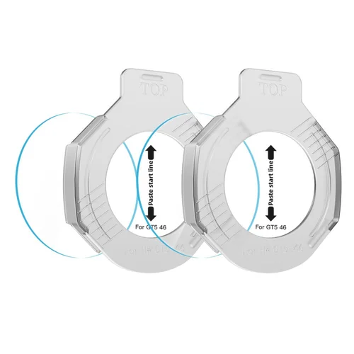 Tech-Protect Easy Set+ grūdintas stiklas Huawei Watch GT 5 46 mm, 2 vnt. image 3