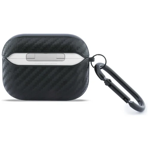 BMW Anglies metalo logotipo dėklas AirPods Pro 3, juodas image 2