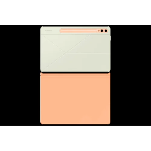 BX810POE Išmanus dėklas knygos stiliaus Samsung Galaxy S10+/Tab S9+/S9FE+ Oranžinė image 3