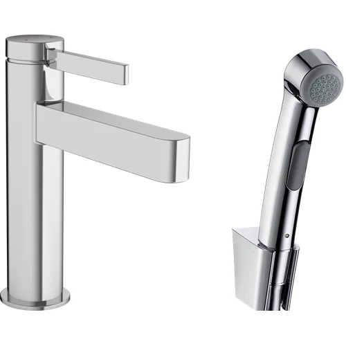 Hansgrohe Finoris praustuvo maišytuvas su bidė dušeliu, 76210000, chromo image 1