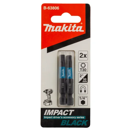 Makita B-63806 Sukimo antgalis T30X50MM IMPACT BLACK image 2