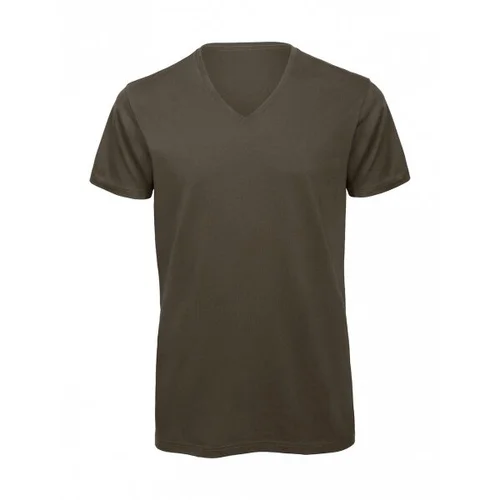 B&C TM044 vyriški marškinėliai su V formos iškirpte, 3XL, Light Grey image 1