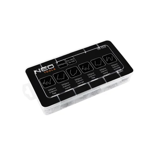 NEO TOOLS 19-159 Plastikinės kabės rinkinys 600 vnt. image 2