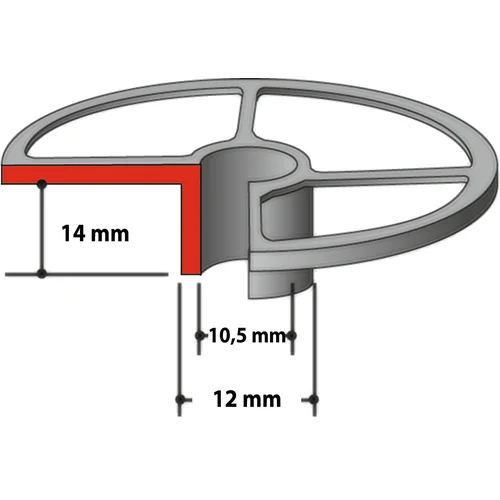 Makita 193332-3 kopijavimo žiedas 10,5x12x14 mm image 2