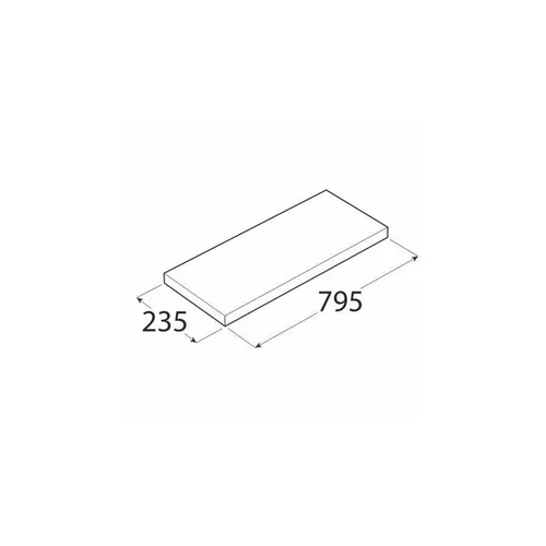 Lentyna Velano 65114 FS 80/24 WE, 795 x 38 x 235 mm image 2