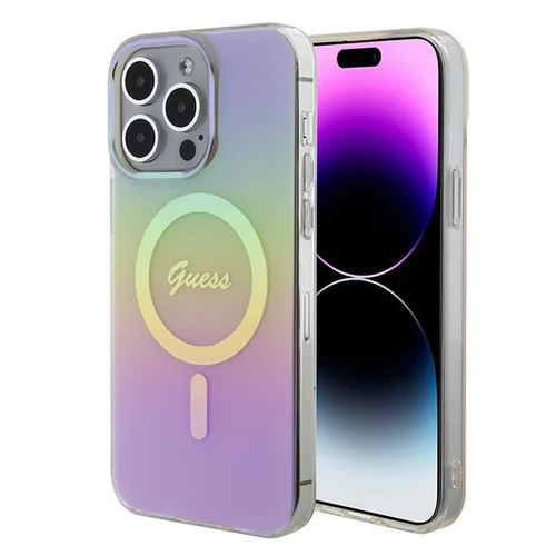 Guess GUHMP15XHITSP dėklas iPhone 15 Pro Max, rožinis image 1