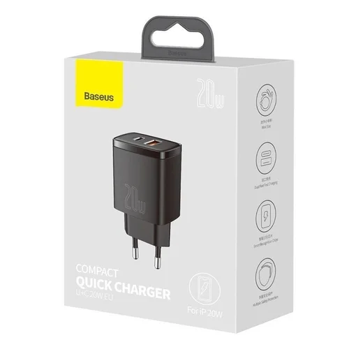 Baseus CCXJ-B01 USB Type-C/USB kabelis 82 cm Juoda image 1