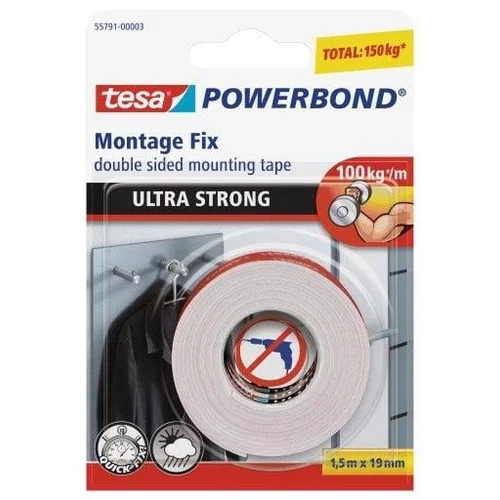 Tesa lipnioji juosta „ULTRA STRONG“ (1,5 m x 19 mm) image 1