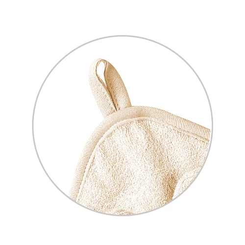 BabyOno rankšluostis su gobtuvu bambukinis 100x100 kreminis 1553/07 image 3