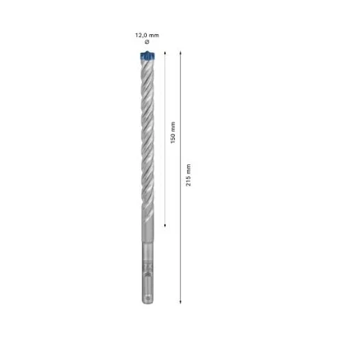 Bosch SDS-plus grąžtas betonui 12x150x215mm, 10 vnt. 2608900174 image 3