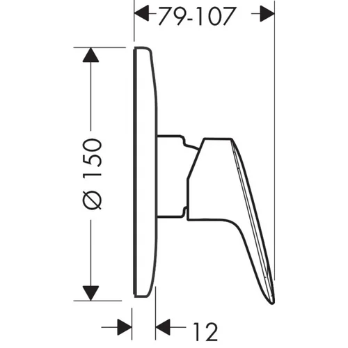 Hansgrohe Logis 71606000 potinkinis dušo maišytuvas image 2