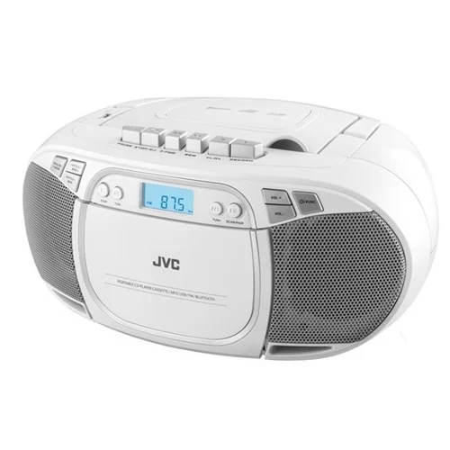 JVC RC-E451W nešiojamas CD grotuvas, baltas image 1