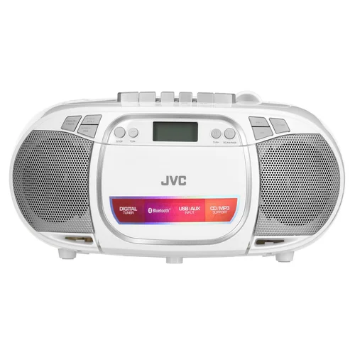 JVC RC-E451W nešiojamas CD grotuvas, baltas image 2