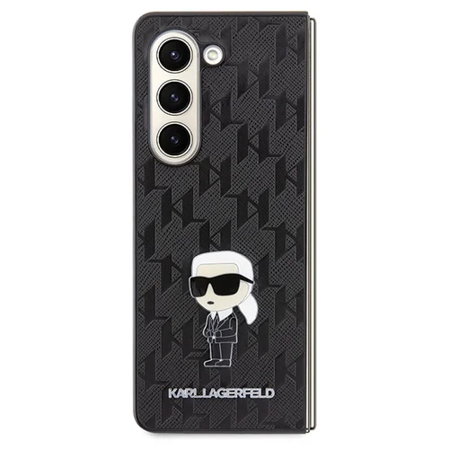 KARL LAGERFELD KLHCZFD5SAPKINPK dėklas Samsung Galaxy Z Fold 5, juodas image 2