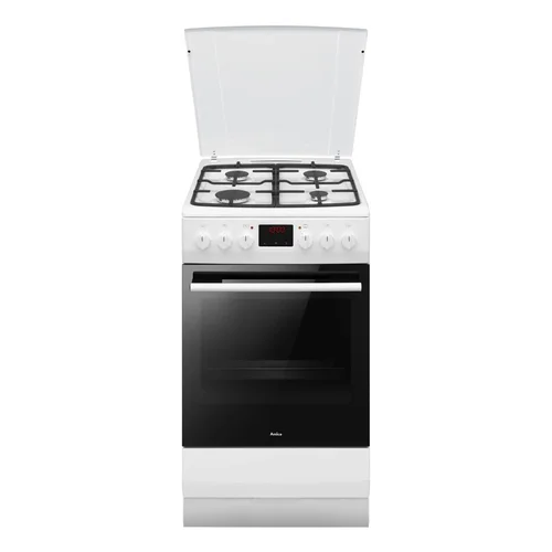 AMICA 510GEH3.33ZpTaDpA(W) PIZZA viryklė, balta image 1