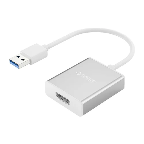 Orico UTH USB-A 3.0 į HDMI adapteris, sidabrinis image 3