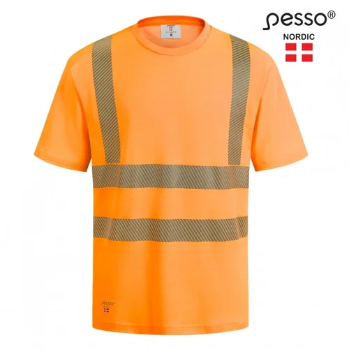 PESSO HVMCOT Hi-vis nesiglamžantys marškinėliai oranžiniai S image 1