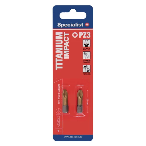 SPECIALIST+ antgalis TITANIUM PZ3, 25 mm, 2 vnt. image 1