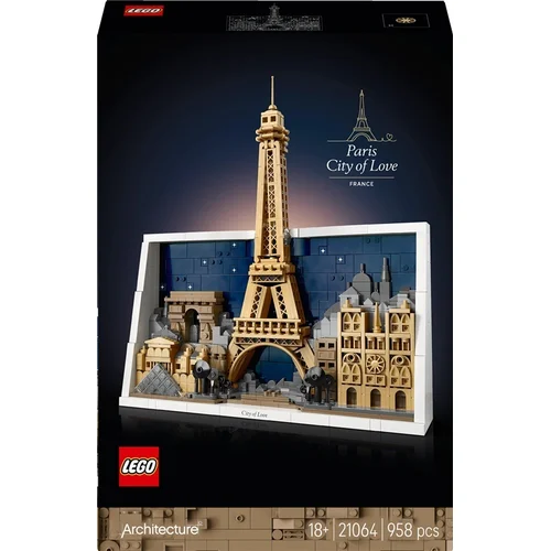 LEGO Architecture 21064, Paris – City of Love, 1000 detalių image 1