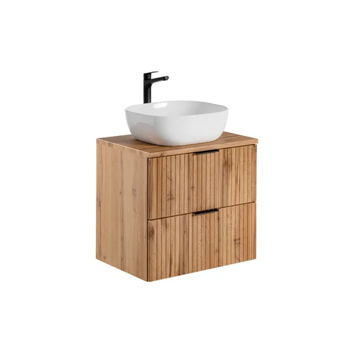 Vonios spintelė Comad ADEL OAK 82-60-B-2S, ąžuolo image 3