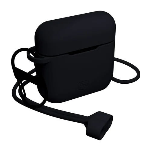 3mk silikoninis dėklas Apple AirPods 3-osios kartos, juodas image 3