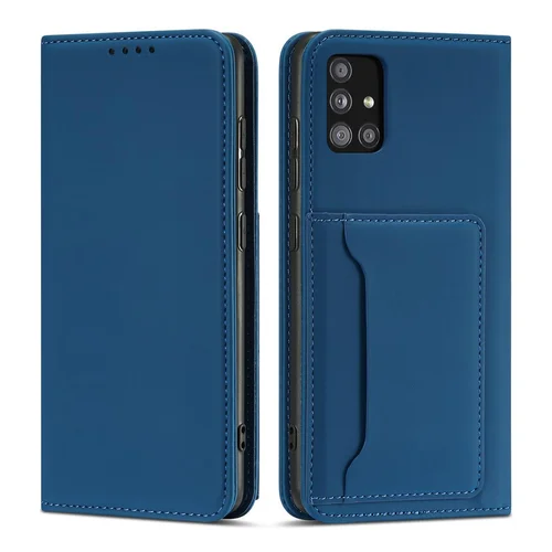 Magnetinis dėklas-piniginė Samsung Galaxy A12 5G, mėlynas image 1