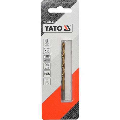 YATO YT-44640 HSS-TiN grąžtas 4 mm image 1